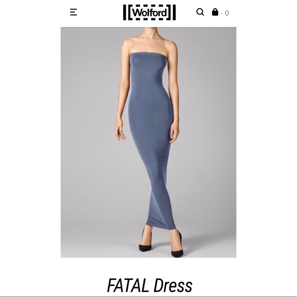 NWOT Wolford FATAL Dress S - Gray